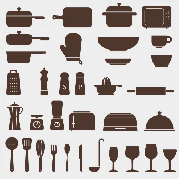 Free Vector | Different kitchen icons