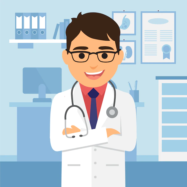 Free Vector | Doctor character background