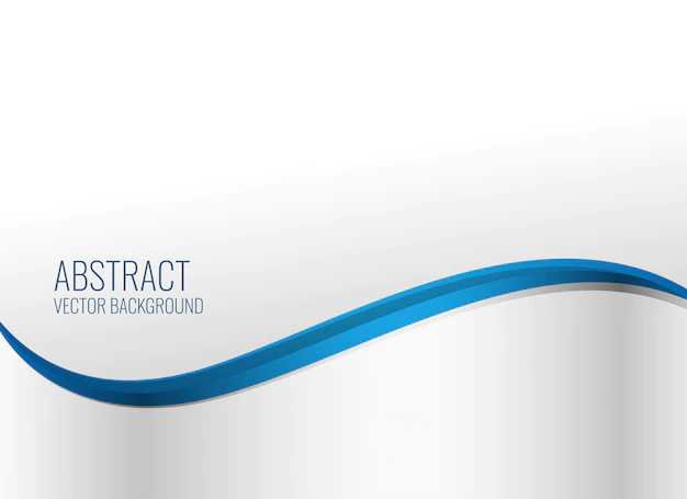 Free Vector | Elegant blue wavy style background