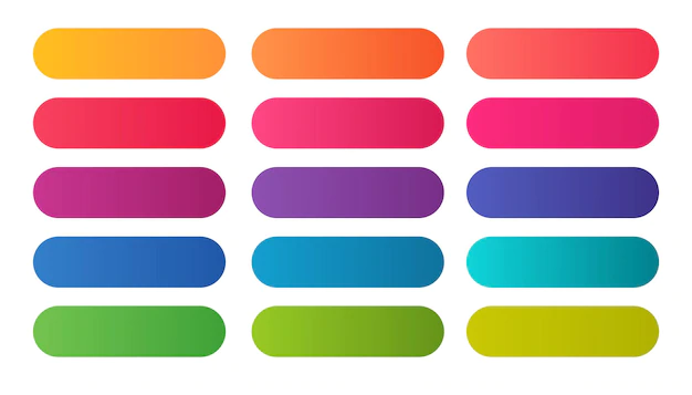 Free Vector | Elegant colorful gradient shades big set