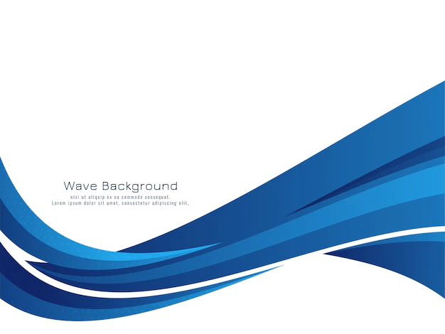 Free Vector | Elegant modern blue wave stylish background