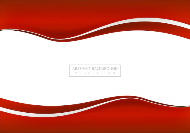 Free Vector | Elegant red business wave background