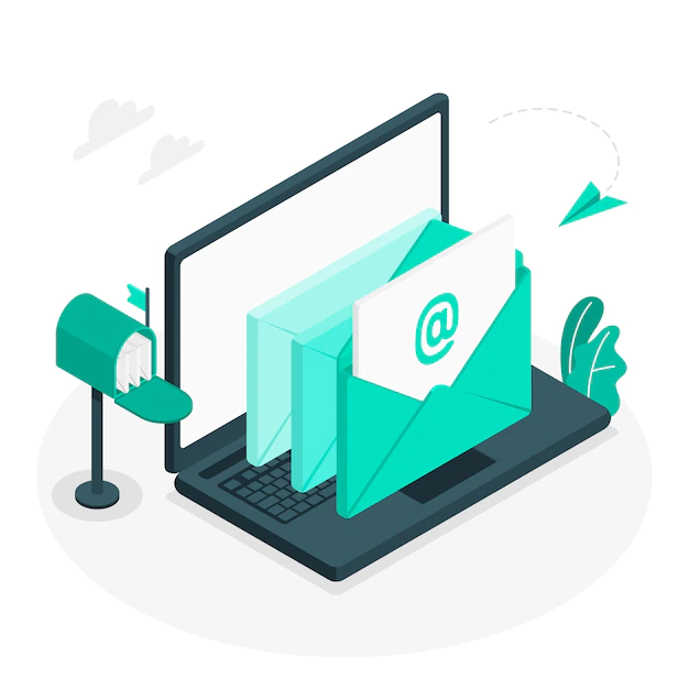 Free Vector | Emails concept illustration