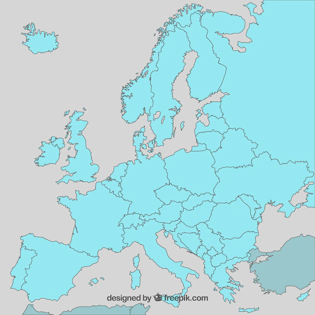 Free Vector | Europe map vector