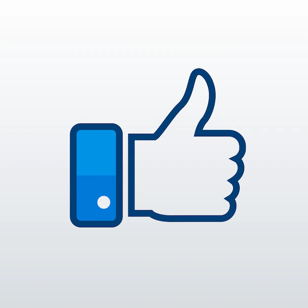 Free Vector | Facebook like icon