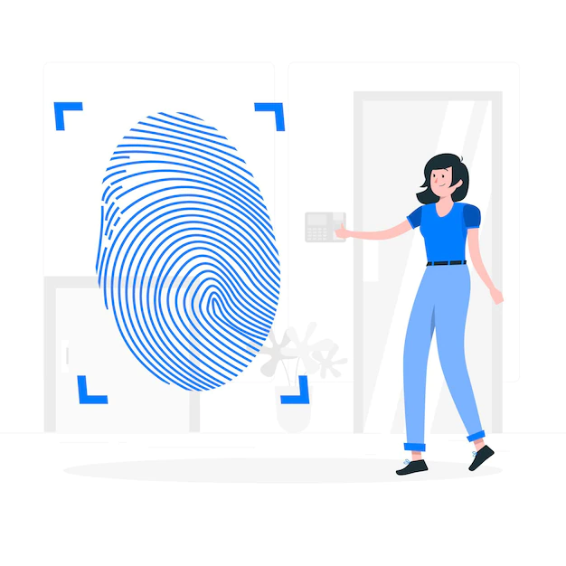 Free Vector | Fingerprint concept illustration
