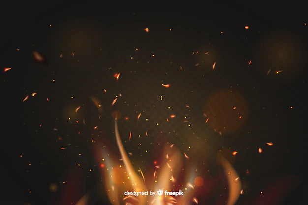 Free Vector | Fire sparks effect background concept
