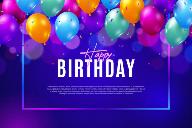 Free Vector | Flat design birthday background