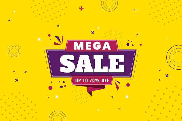 Free Vector | Flat design sale background