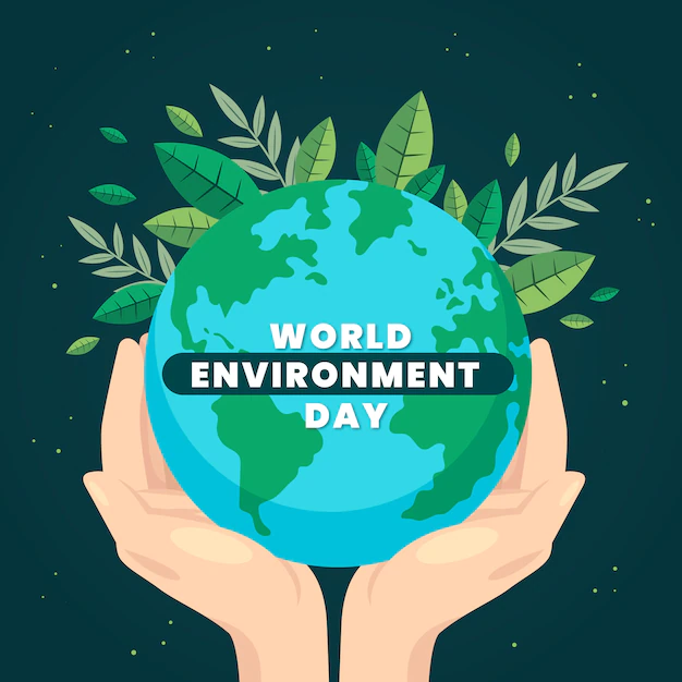 Free Vector | Flat design world environment day background