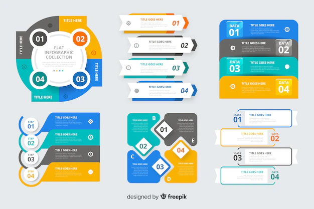 Free Vector | Flat infographic element set