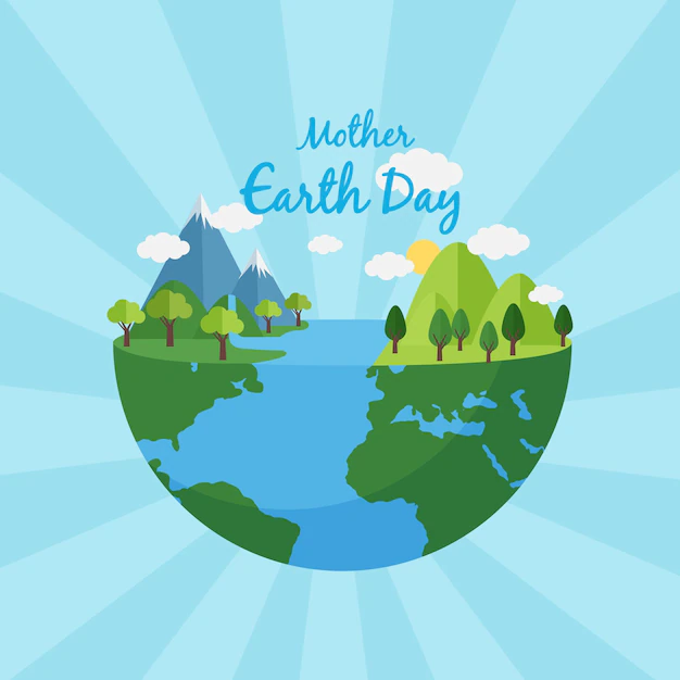Free Vector | Flat mother earth day illustration