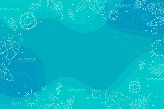 Free Vector | Flat summer background