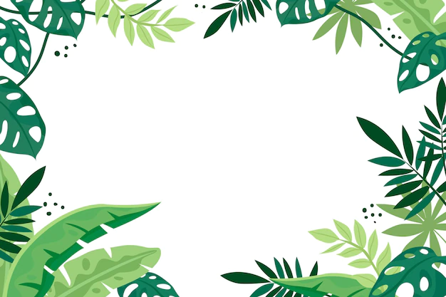 Free Vector | Flat tropical leaves background