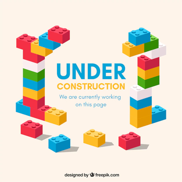 Free Vector | Flat under construction template