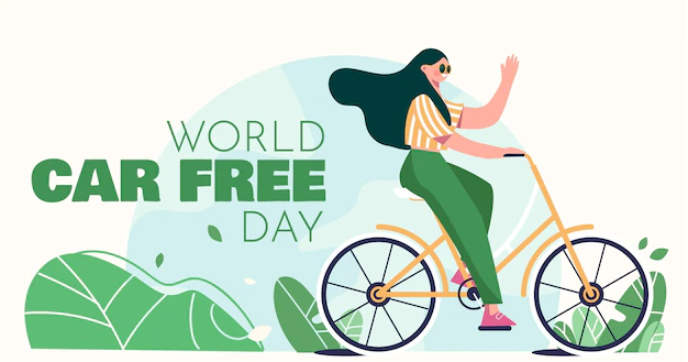 Free Vector | Flat world car free day