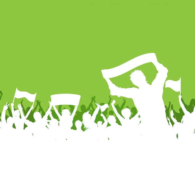 Free Vector | Football crowd background