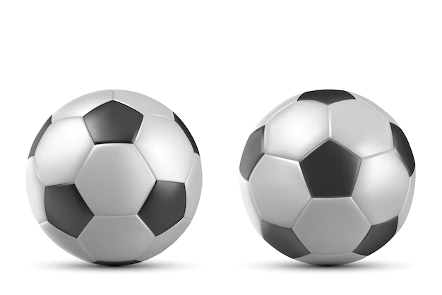 Free Vector | Football, soccer ball isolated on white