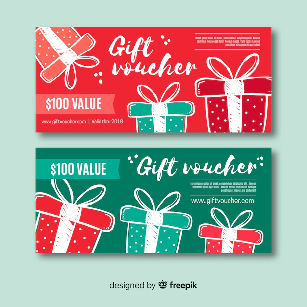 Free Vector | Gift voucher
