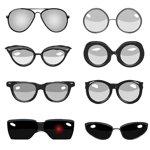 Free Vector | Glasses illustrations collection
