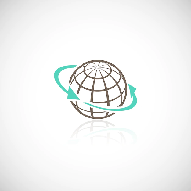 Free Vector | Global networking connection sphere social media worldwide concept