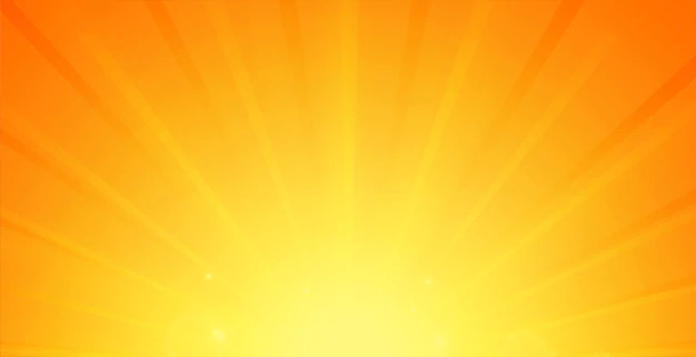 Free Vector | Glowing rays background in orange color