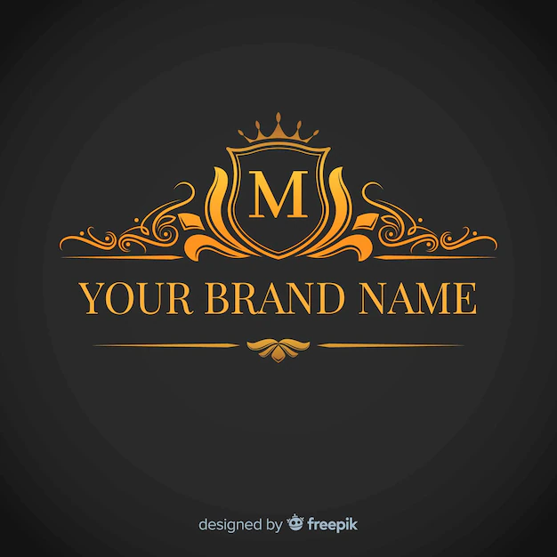 Free Vector | Golden elegant corporative logo template