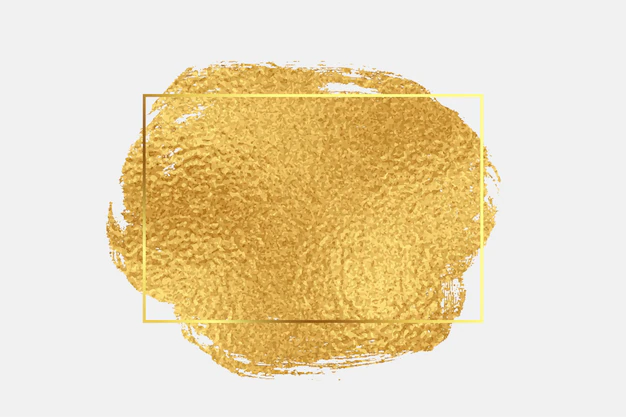 Free Vector | Golden foil texture brush stroke background