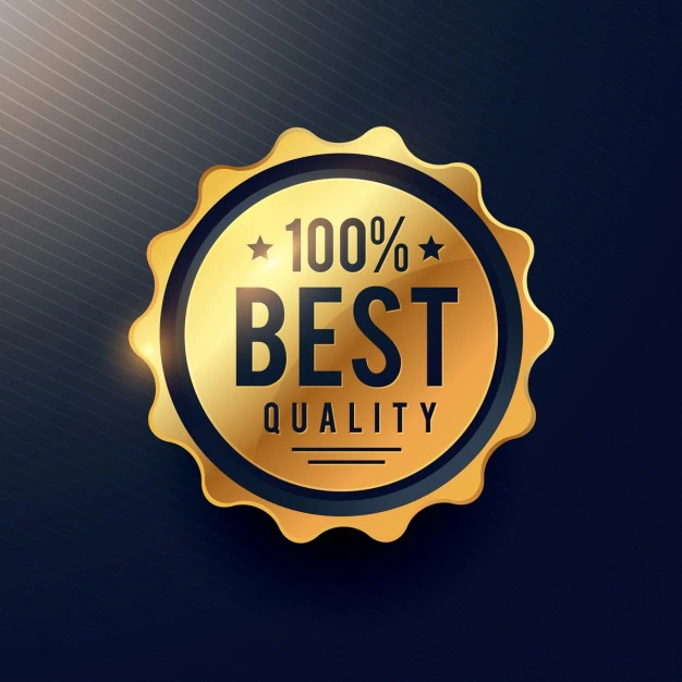 Free Vector | Golden seal for premium products