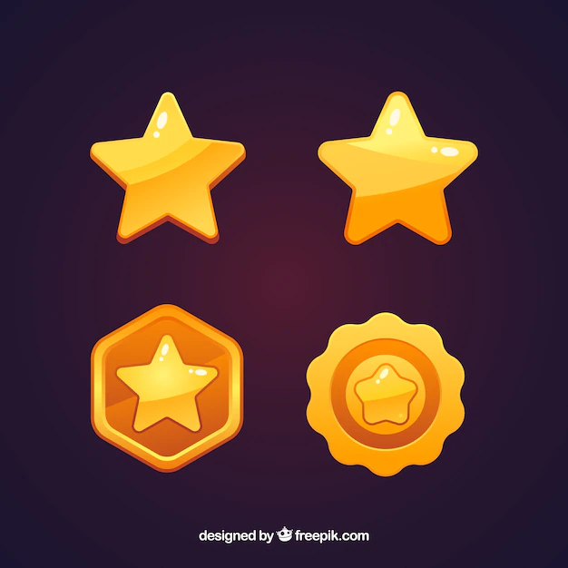 Free Vector | Golden star collection