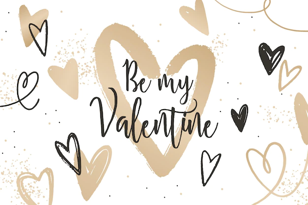 Free Vector | Golden valentines day background