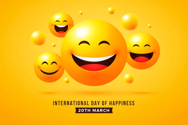 Free Vector | Gradient international day of happiness illustration
