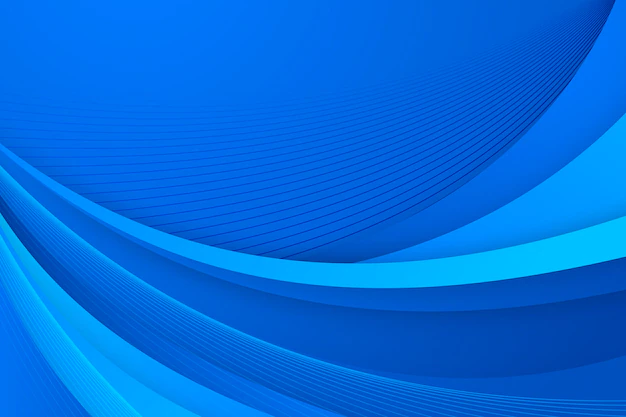 Free Vector | Gradient smooth blue lines background