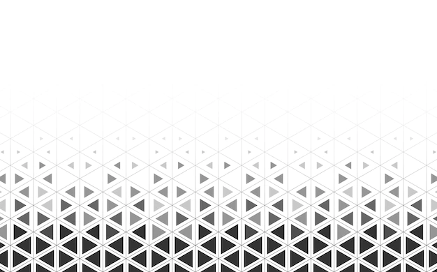 Free Vector | Gray triangle patterned on white background