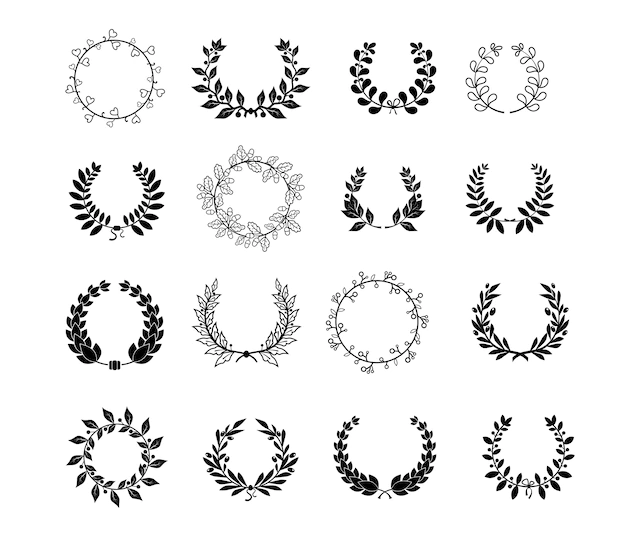 Free Vector | Greek branches set