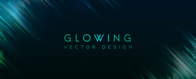 Free Vector | Green glowing neon background vector