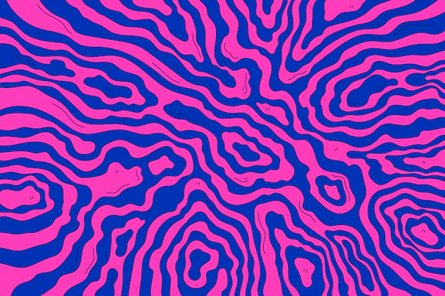 Free Vector | Groovy psychedelic hand drawn background