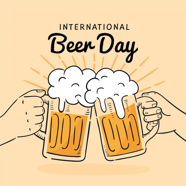 Free Vector | Hand drawn international beer day