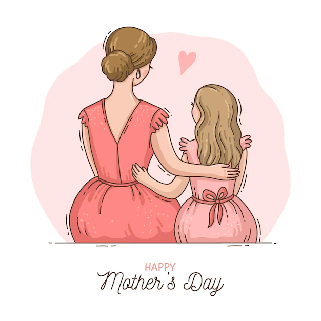 Free Vector | Hand drawn mother's day illustration