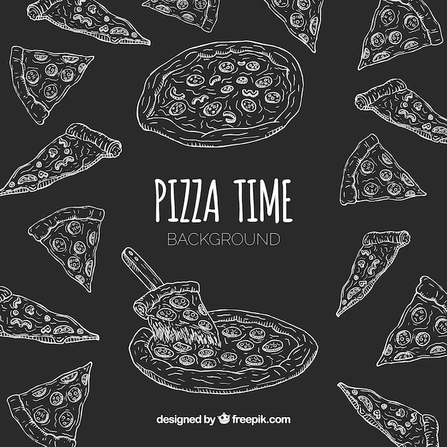 Free Vector | Hand drawn pizza restaurant composition