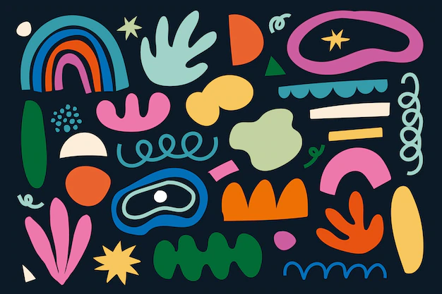 Free Vector | Hand drawn shape collection