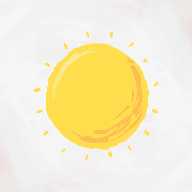 Free Vector | Hand drawn sun element vector cute sticker
