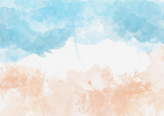 Free Vector | Hand painted watercolour beach themed background