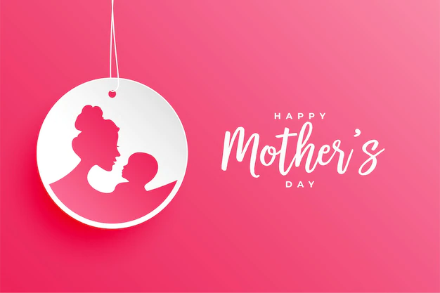 Free Vector | Happy mothers day tag background