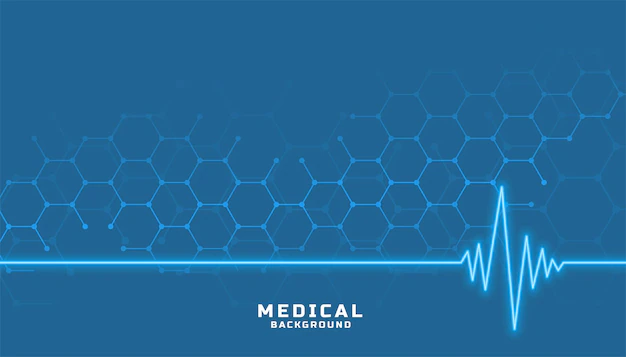 Free Vector | Healthcare and medical  with cardiograph line