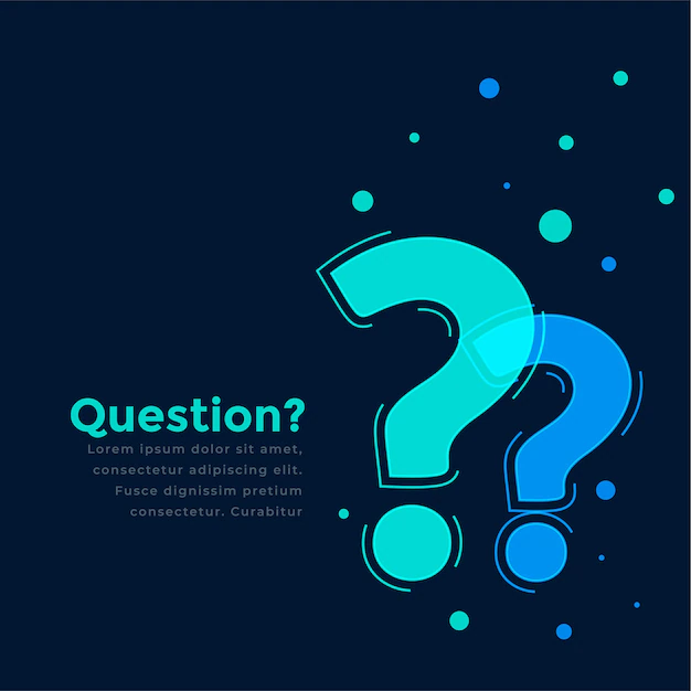 Free Vector | Help and support page template with question mark