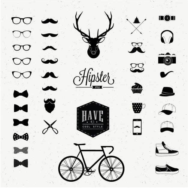 Free Vector | Hipster icons