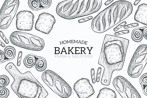 Free Vector | Homemade bakery background