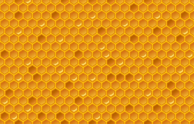 Free Vector | Honey comb pattern