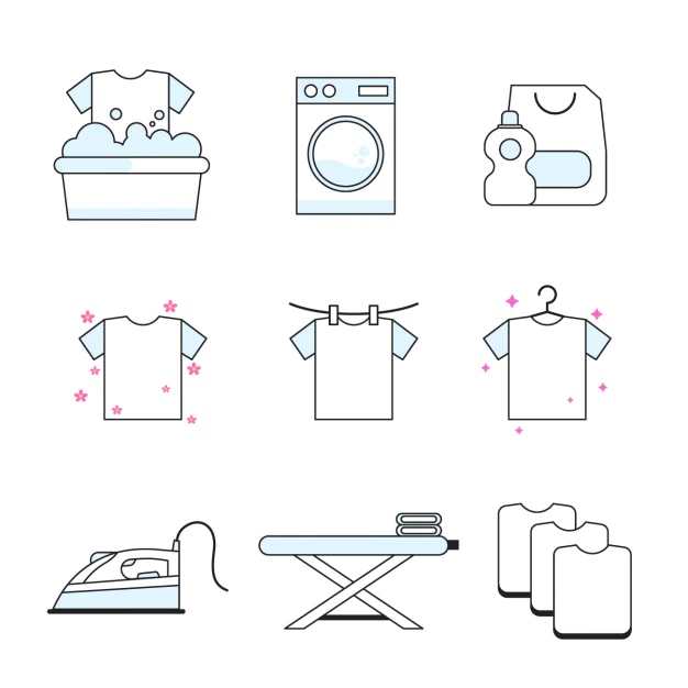 Free Vector | Housework icons collection